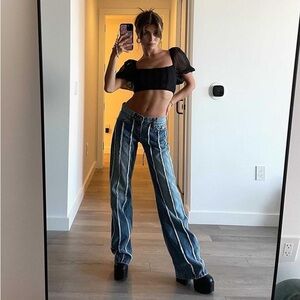 Olivia Jade’s REVICE Flare Jeans | From her Depop